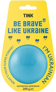 Tink Бомбочка-гейзер для ванн Be Brave Like Ukraine