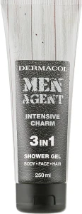 Dermacol Гель для душу Men Agent Intensive Charm 3in1 Shower Gel