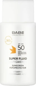 BABE Laboratorios Солнцезащитный флюид-депигментант SPF 50 с транексамовой кислотой Sun Protection Super Fluid Depigment+ SPF50