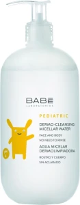 BABE Laboratorios Детская дерматологическая мицеллярная вода для деликатного очищения кожи Pediatric Dermo-Cleansing Micellar Water