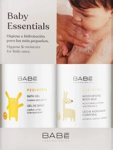 BABE Laboratorios Набір Pediatric Baby Box (sh/gel/500ml + b/milk/500ml)