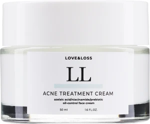 Love&Loss Крем для обличчя для жирної/проблемної шкіри Acne Treatment Cream
