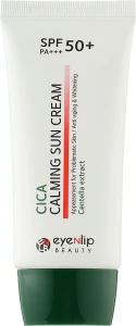 Успокаивающий солнцезащитный крем с центеллой - Eyenlip Cica Calming Sun Cream SPF50+/PA, 50 мл