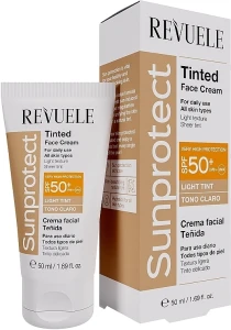 Revuele Крем для обличчя тонуючий Sunprotect Tinted Face Cream SPF50+