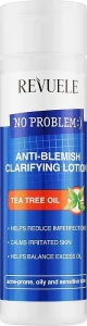 Лосьон с маслом чайного дерева - Revuele No Problem Tea Tree Oil Anti-Blemish Clarifying Lotion, 200 мл