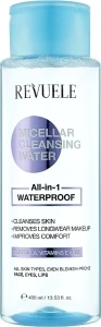 Revuele Мицеллярная вода "Waterproof" Micellar Cleansing Water All-In-1, 400ml