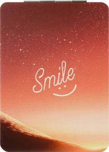 SPL Зеркало косметическое "Smile", прямоугольное, коричневое