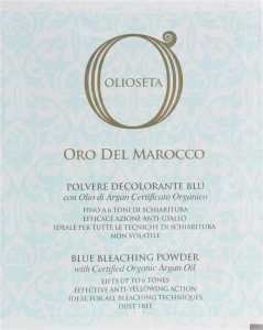 Barex Italiana Голубой обесцвечивающий порошок Olioseta del Maroco