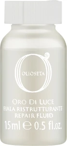 Barex Italiana Флюид восстанавливающий "Протеины шелка и семена льна" Olioseta Oro di Luce Fiale Ristrutturanti