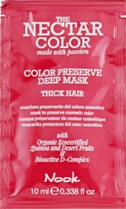 Nook Маска "Стойкость цвета" для жестких и плотных волос The Nectar Color Color Preserve Deep Mask (пробник)