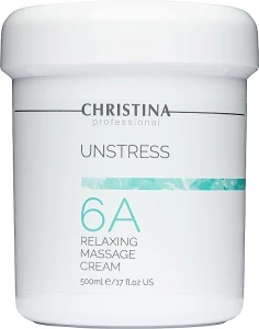 Christina Расслабляющий массажный крем (шаг 6a) Unstress Relaxing Massage Cream