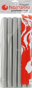 Hairway Гнучкі бігуді довжина 250мм d19, сірі Flex-Curler Flex Roller 25cm Grey