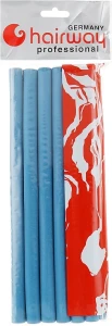 Hairway Гнучкі бігуді довжина 250мм d15, сині Flex-Curler Flex Roller 25cm Blue