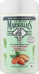 Le Petit Marseillais Біогель для душу "Солодкий мигдаль" Bio Sweet Almond Milk Extra Gentle Shower Cream