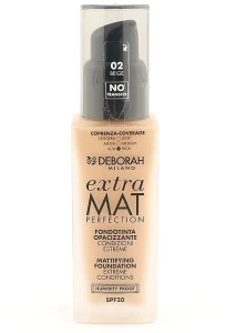 Deborah Extra Mat Perfection * УЦЕНКА Тональная основа для лица матирующая