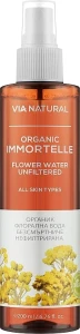 BioFresh Гидролат бессмертника Via Natural Organic Immortelle Flower Water Unfiltered