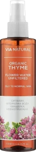 BioFresh Гідролат чебрецю Via Natural Organic Thyme Flower Water Unfiltered