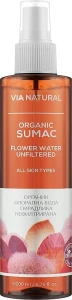 BioFresh Гідролат сумаху Via Natural Organic Sumac Flower Water Unfiltered
