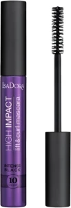 IsaDora 10 Sec High Impact Lift & Curl Mascara Intense Black Объемная и подкручивающая тушь для ресниц