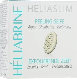 Heliabrine Мило-ексфоліант з морськими водоростями, каріте й молоком ослиці Heliaslim Exfoliation Soap