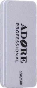 Adore Professional Баф для ногтей 150/180, прямоугольный, серый