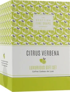 Scottish Fine Soaps Набор Citrus Verbena Luxurious Gift Set (wash/75ml + but/75ml + cr/75ml + soap)