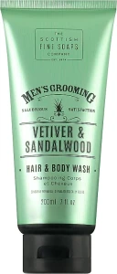 Scottish Fine Soaps Шампунь-гель для душу "Ветивер і сандал" Vetiver & Sandalwood Hair Body Wash