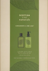 Scottish Fine Soaps Набор Coriander & Lime Leaf Luxury Gift Duo (sh/gel/300ml + lot/300ml)