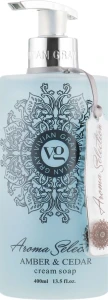 Vivian Gray Жидкое крем-мыло Aroma Selection Amber & Cedar Cream Soap
