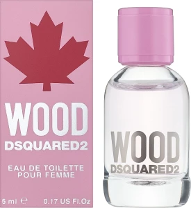 Туалетная вода женская - Dsquared2 Wood Pour Femme, мини, 5 мл