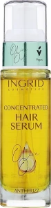 Ingrid Cosmetics Сыворотка для блеска и легкого расчесывания волос с маслом оливки Vegan Hair Serum Olive Oil Anti Frizz
