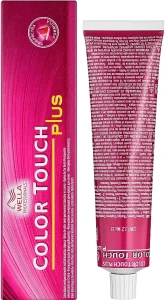 Інтенсивна тонуюча крем-фарба для волосся - WELLA Color Touch Plus, 77/07-Натуральний середній коричневий блондин, 60 мл