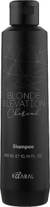 Kaaral Чорний вугільний тонувальний шампунь для волосся Blonde Elevation Charcoal Shampoo