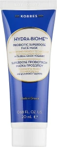 Korres Маска для лица с йогуртом и пробиотиками "Hydra-Biome" Hydra-Biome Probiotic Superdose Face Mask