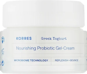 Korres Зволожувальний гель-крем з пробіотиками для обличчя, для нормальної та жирної шкіри Greek Yoghurt Nourishing Probiotic Gel-Cream