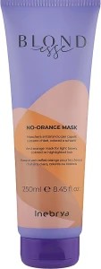 Inebrya Маска для фарбованого волосся, проти помаранчевого кольору Blondesse No-Orange Mask
