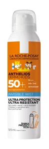 La Roche-Posay Солнцезащитный ультралегкий водостойкий спрей-мист для чувствительной кожи детей, SPF 50+ Anthelios Dermo-Pediatrics Invisible Mist SPF50+