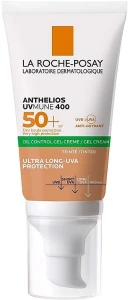 La Roche-Posay Солнцезащитный тонирующий гель-крем с матирующим эффектом для жирной чувствительной кожи, очень высоким уровнем защиты от UVB и очень длинными UVA-лучами SPF 50+ Anthelios Tinted Gel-Cream SPF50+