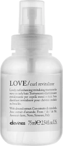 Davines Спрей контролирующий завиток Love Curl Revitalizer Spray, 75ml
