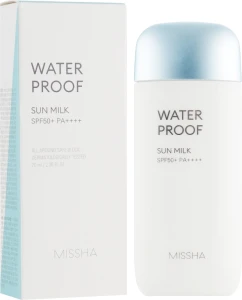 Missha Солнцезащитное водостойкое молочко All-around Water Proof Sun Milk SPF50+/PA+++