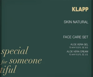 Klapp Набор Skin Natural Face Care Set (f/cr/15ml + f/gel/15ml)