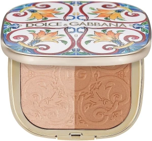 Dolce & Gabbana Solar Glow Illuminating Powder Duo Хайлайтер-румяна