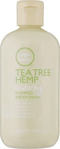 Paul Mitchell Восстанавливающий шампунь 2в1 Tea Tree Hemp Restoring Shampoo & Body Wash