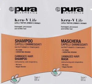 Pura Kosmetica Набір Kera-V Life (shm/15ml + mask/15ml)