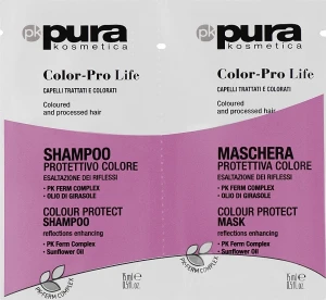 Pura Kosmetica Набір Color-Pro Life (shm/15ml + mask/15ml)