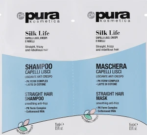 Pura Kosmetica Набор Silk Life (shm/15 ml + mask/15 ml)