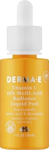 Derma E Мультикислотный жидкий пилинг с 10% витамином С для сияния кожи Vitamin C Citrus Liquid Peel