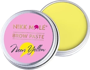 Nikk Mole Neon Yellow Brow Paste Паста для бровей
