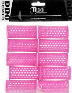 TICO Professional Бигуди пластиковые d28 мм, розовые