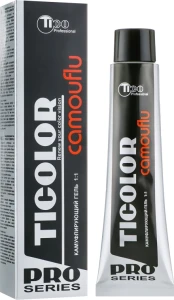 TICO Professional Камуфлирующий гель для седины Ticolor Gel Color For Man